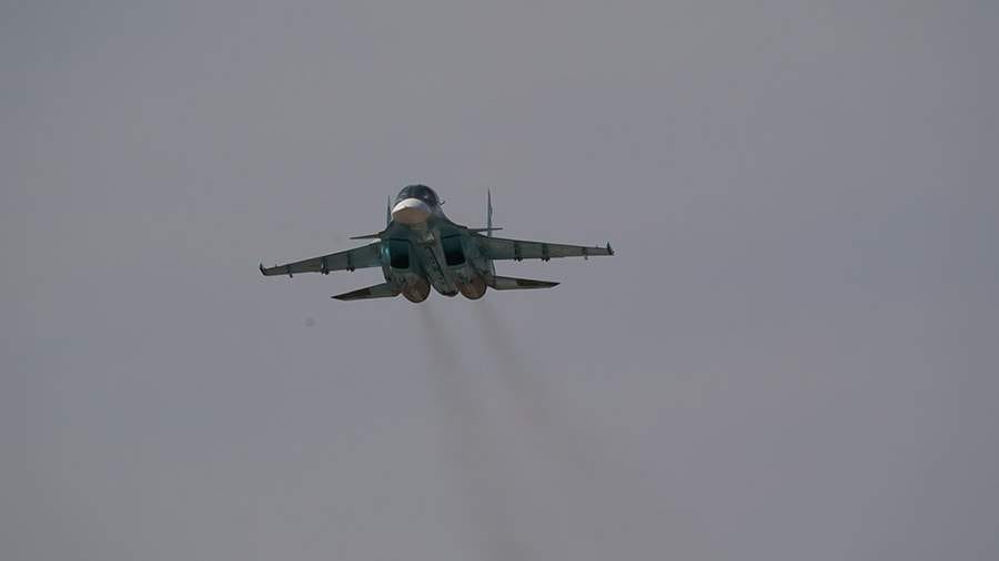Су-34 ВКС России разбился в Северной Осетии. Экипаж погиб