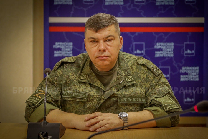 Замглавы Брянска, начальник штаба отряда БАРС Николай Голубокий